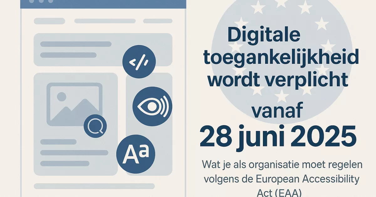 Wet digitale toegankelijkheid 